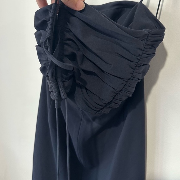 Cinq a Sept navy cut out Dress with Spaghetti Straps and open back 8 nwt Judy - Picture 5 of 8